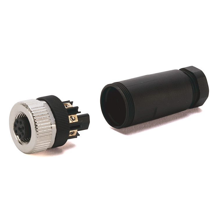 ALLEN BRADLEY 871A-TS5-D1 CONNECTION SYSTEM, DC MICRO TERMINAL CHAMBER, STRAIGHT, FEMALE, 5 PIN, CABLE DIA. 6 - 8 MM, 18AWG, NEMA 6, IP67 ALLEN BRADLEY 871A-TS5-D1 CONNECTION SYSTEM, DC MICRO TERMINAL CHAMBER, STRAIGHT, FEMALE, 5 PIN, CABLE DIA. 6 - 8 MM, 18AWG, NEMA 6, IP67