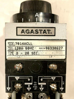 AGASTAT 7014ACLL RELAY TIME DELAY 120VAC 4P 2-20 SECOND