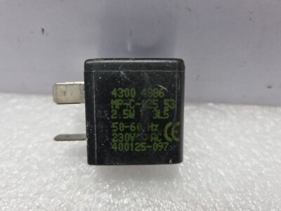 ASCO 43004886 COIL 230/50-60 22-2.5W CL F ASCO 43004886 COIL 230/50-60 22-2.5W CL F