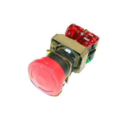 ALLEN BRADLEY X-189026 CAP,RED MUSHROOOM HEAD FOR PUSHBUTTON SWITCH