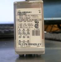 ALLEN BRADLEY 700-HB33A1-1-4 RELAY 120VAC 3PDT