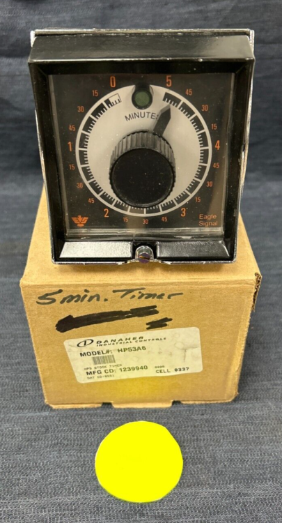 DANAHER CONTROLS HP53A6 TIMER CYCLE-FLEX 0-5MINUTE 10AMP 120V 60HZ DANAHER CONTROLS HP53A6 TIMER CYCLE-FLEX 0-5MINUTE 10AMP 120V 60HZ