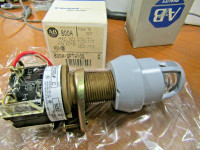 ALLEN BRADLEY 800H-QPTH10G HAZARDOUS LOCATION TYPE 7 9 PILOT LIGHT, STANDARD BARREL LENGTH, FULL VOLTAGE/RESISTOR, PUSH-TO-TEST, GREEN, LED/XFMR-RELAY TYPE W/ LED, 120V AC/DC