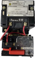 GROUPE SCHNEIDER 8536-SCO3-V02-H20... STARTER 9-24AMP 110/120VAC COIL OVERLOAD RELAY