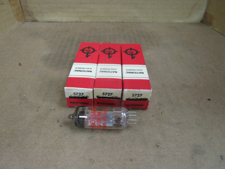 AMPEREX 5727 TUBE VACUUM ELETRON 7PIN AMPEREX 5727 TUBE VACUUM ELETRON 7PIN