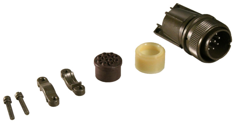 AMPHENOL MS3106E18-1 CONNECTOR STRAIGHT PLUG 10P 16PT CONTACTS AMPHENOL MS3106E18-1 CONNECTOR STRAIGHT PLUG 10P 16PT CONTACTS