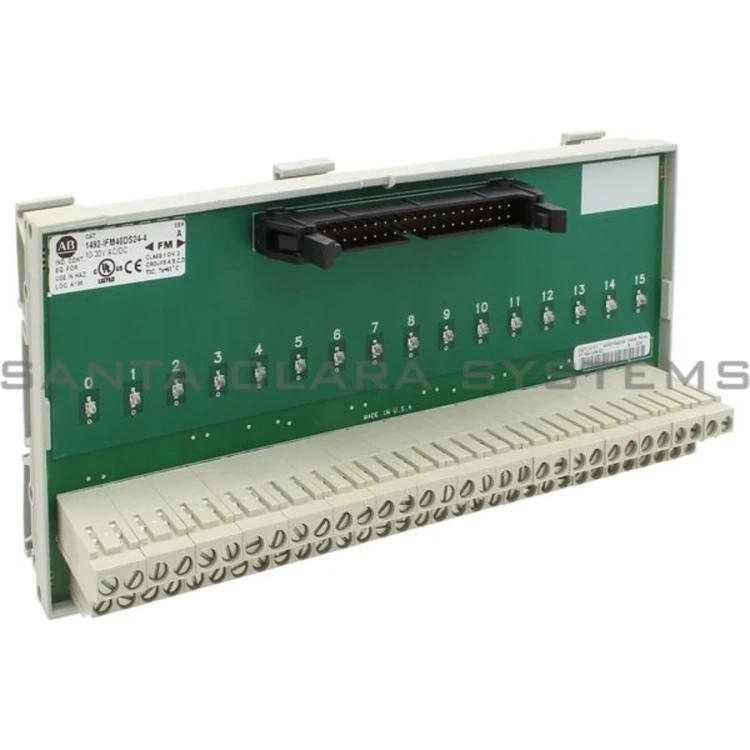ALLEN BRADLEY 1492-IFM40DS24-4 40-POINT ISOLATED DIGITAL IFM, 24/48V AC/DC LED INDICATORS, 4 TERMINALS PER OUTPUT ,, DIGITAL INTERFACE MODULE ALLEN BRADLEY 1492-IFM40DS24-4 40-POINT ISOLATED DIGITAL IFM, 24/48V AC/DC LED INDICATORS, 4 TERMINALS PER OUTPUT ,, DIGITAL INTERFACE MODULE