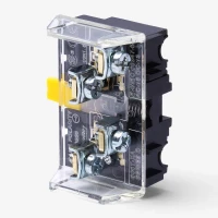 ALLEN BRADLEY 800T-XA1 CONTACT BLOCK, SHALLOW BLOCK, 1 N.C. (LATE BREAK) - 1 N.O.