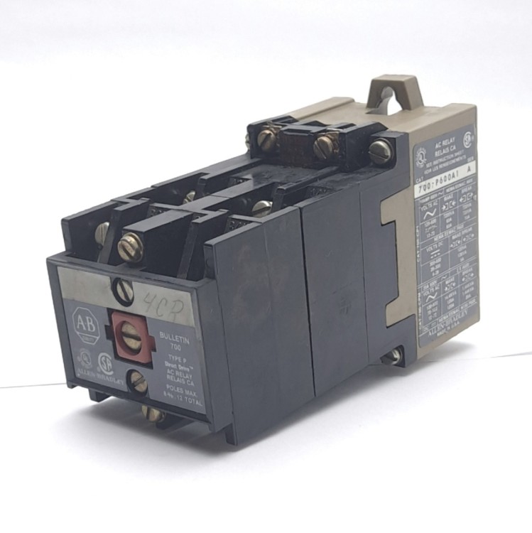 ALLEN BRADLEY 700-P600B11A1 RELAY 6POLE 110-115V 50HZ 120V 60HZ