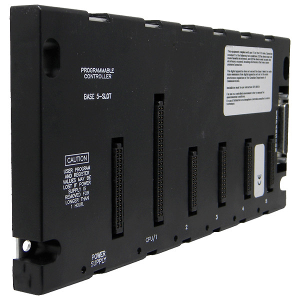 FANUC IC693CHS397  BASE, CPU, 5 SLOTS, USE WITH CPU331/CSE331 AND ABOVE.