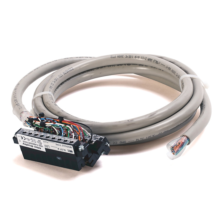 ALLEN BRADLEY 1492-CAB025RTN32I DIGITAL I/O READY CABLE USING TYPE RTN32I, 40 CONDUCTOR (2 NOT CONNECTED), #22 AWG, W/2 1769-RTB18, LENGTH 2.5 METER (8.2 FEET) ALLEN BRADLEY 1492-CAB025RTN32I DIGITAL I/O READY CABLE USING TYPE RTN32I, 40 CONDUCTOR (2 NOT CONNECTED), #22 AWG, W/2 1769-RTB18, LENGTH 2.5 METER (8.2 FEET)