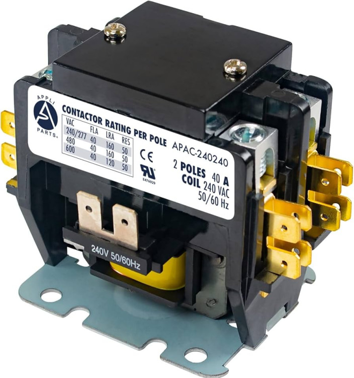 CONTACTOR, SCREW TERMINALS, 40KW/400V, COIL 2 TERMINALS, COIL TERMINALS AT LINE SIDE, CONTROL VOLTAGE 240V 50/60HZ, 1 N.O. AUXILIARY CONTACT, SINGEL PACK CONTACTOR, SCREW TERMINALS, 40KW/400V, COIL 2 TERMINALS, COIL TERMINALS AT LINE SIDE, CONTROL VOLTAGE 240V 50/60HZ, 1 N.O. AUXILIARY CONTACT, SINGEL PACK