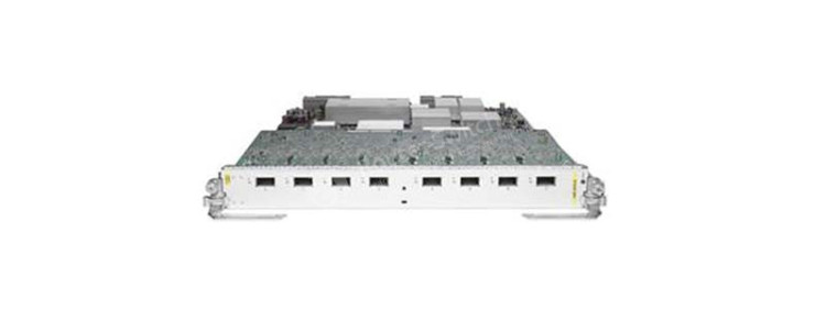 8-Port 10GE DX Low Queue Line Card, Requires XFPs