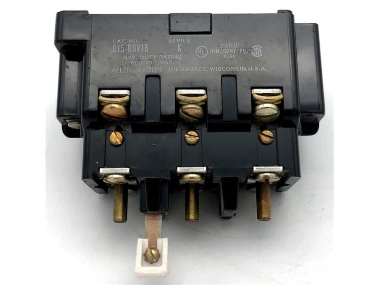 ALLEN BRADLEY 815-BOV-16 OVERLOAD RELAY MANUEL RESET 3POLE FOR 709 ALLEN BRADLEY 815-BOV-16 OVERLOAD RELAY MANUEL RESET 3POLE FOR 709