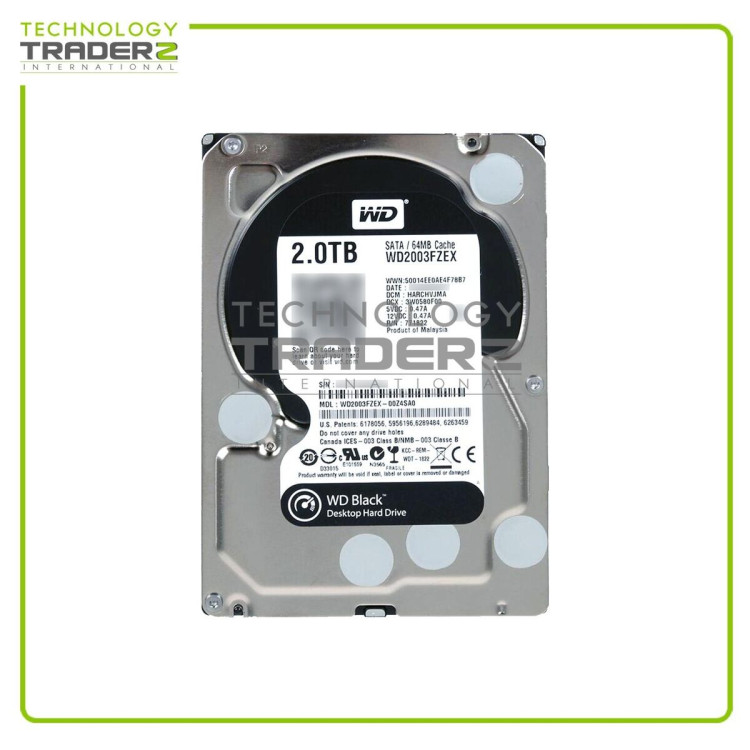 Винчестер WD Original SATA-III 2Tb WD2003FZEX Винчестер WD Original SATA-III 2Tb WD2003FZEX