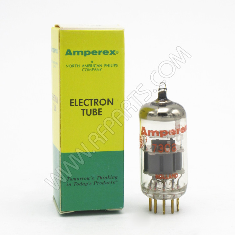 AMPEREX 7308 TUBE ELECTRON GOLD PIN AMPEREX 7308 TUBE ELECTRON GOLD PIN