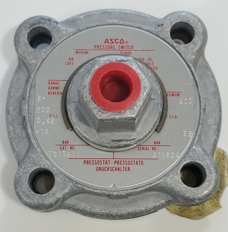 ASCO TG10A11 PRESS TRANS INDUST ASCO TG10A11 PRESS TRANS INDUST