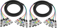 CABLE DIGITAL COAXIAL SNAKE 6CHANNEL 15FT