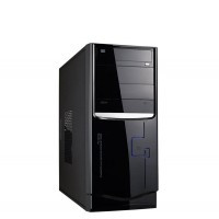 Корпус Delux DLC-MV872 ATX, USB Hub, Audio, Чёрный Глянец,  без Б/П, Заводская Сборка (Original)