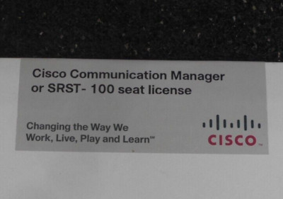 Cisco Communication Manager or SRST- 100 seat license