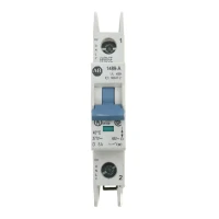 ALLEN BRADLEY 1489-A1D-050 INDUSTRIAL CIRCUIT BREAKER, 1-POLE, 277VAC, 5A, D TRIP CURVE (10.20 IP))