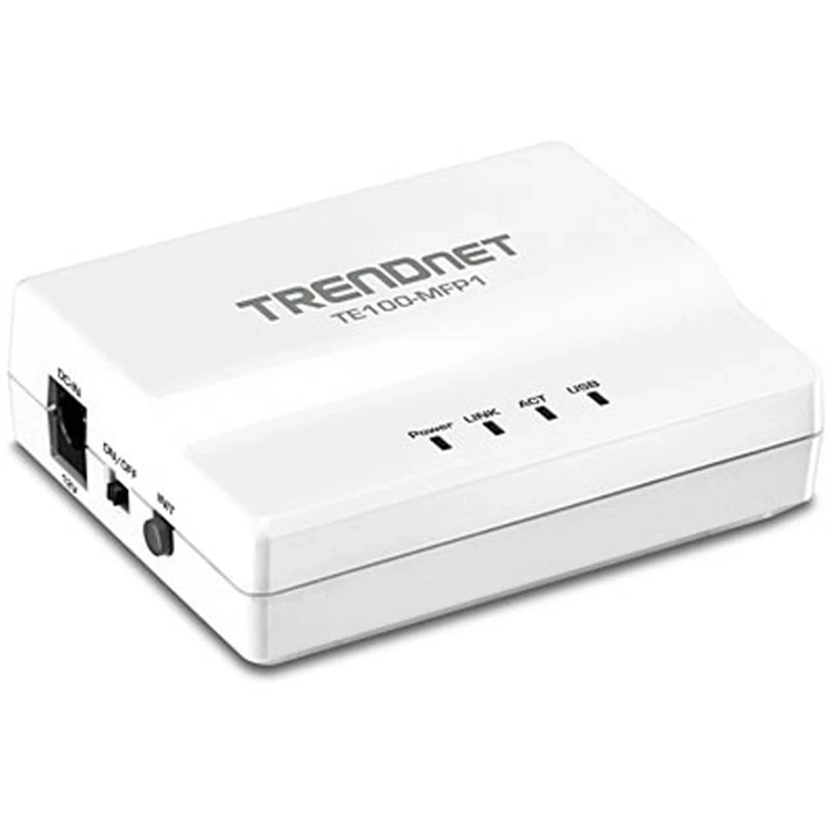 Принт-сервер TRENDNET TE100-MFP1 Многофункциональный принт-сервер TE100-MFP1 Принт-сервер TRENDNET TE100-MFP1 Многофункциональный принт-сервер TE100-MFP1