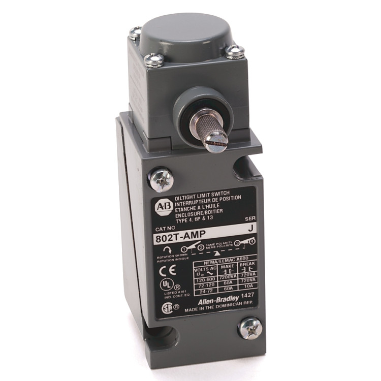 ALLEN BRADLEY 802T-E1M LIMIT SWITCH CW MAINTAINED 1NO/1NC ALLEN BRADLEY 802T-E1M LIMIT SWITCH CW MAINTAINED 1NO/1NC