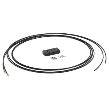 ALLEN BRADLEY 43GR-TQC25SL PHOTOELECTRIC SENSORS, GLASS FIBER OPTIC CABLE, THREADED BIFURCATED FOR LARGE APERTURE SENSORS (4.6 MM/0.187 IN), BRASS/ST ST SENSING TIP, DIA. 3.2 MM, PVC SHEATHING