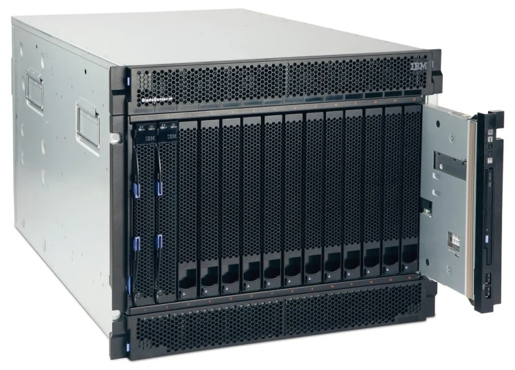IBM eServer BladeCenter(tm) Chassis, Rack 7U, Max. Bays 14, no SAS (4up), 2x2320W PSU (4up) IBM eServer BladeCenter(tm) Chassis, Rack 7U, Max. Bays 14, no SAS (4up), 2x2320W PSU (4up)