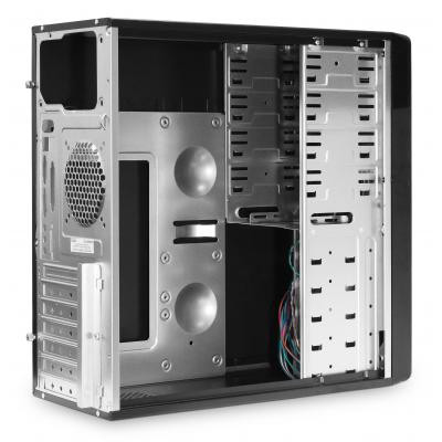 Корпус Delux DLC-MV873 ATX, USB Hub, Audio, Чёрный Глянец, Без Б/П, Заводская Сборка (Original)