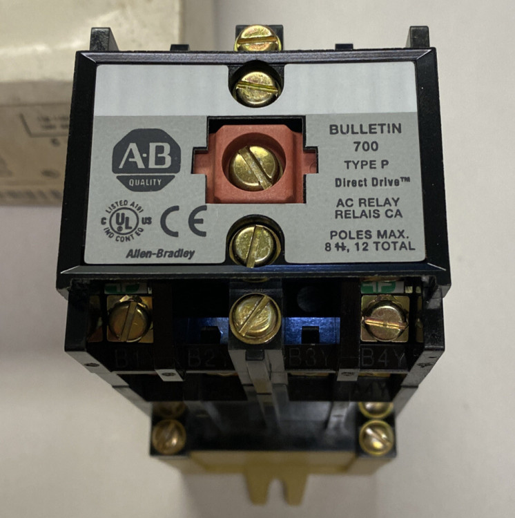ALLEN BRADLEY 700-P600B11 RELAY,INDUSTRIAL 600V AC MAX 10 AMP MAX ALLEN BRADLEY 700-P600B11 RELAY,INDUSTRIAL 600V AC MAX 10 AMP MAX