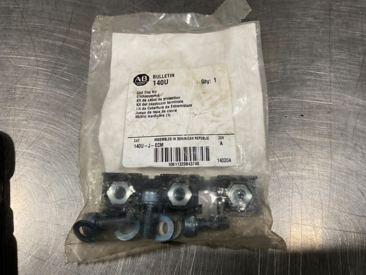 ALLEN BRADLEY 140U-J-ECM END CAP KIT FOR CIRCUIT BREAKER 250AMP J-FRAME ALLEN BRADLEY 140U-J-ECM END CAP KIT FOR CIRCUIT BREAKER 250AMP J-FRAME