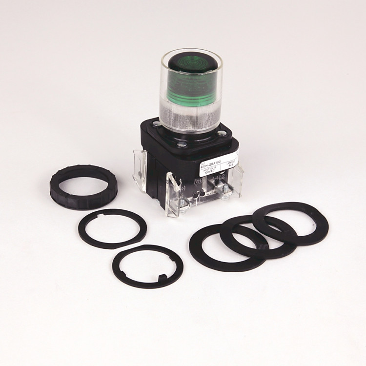 ALLEN BRADLEY 800H-QRA10R 30.5MM TYPE 4/4X/13 MOM. CONTACT PB-ILLUM., RED ALLEN BRADLEY 800H-QRA10R 30.5MM TYPE 4/4X/13 MOM. CONTACT PB-ILLUM., RED