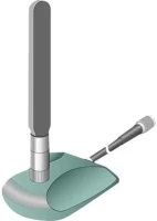 Multi-Band Swivel Mount Dipole Antenna - Faceplate Mount