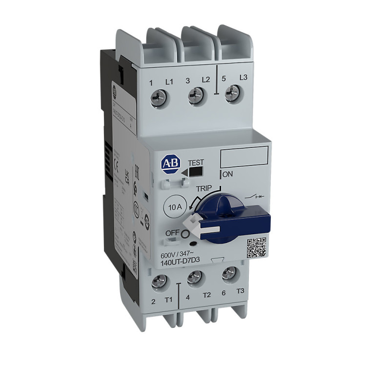 ALLEN BRADLEY 140M-D8N-C10 CIRCUIT BREAKER FOR MOTOR PROTECTION MCP, SCREW TERMINALS, D-FRAME, 3 POLE, IE 10A, HIGH BREAK, FIXED MAGNETIC RELEASE 13X IE, SINGLE PACK ALLEN BRADLEY 140M-D8N-C10 CIRCUIT BREAKER FOR MOTOR PROTECTION MCP, SCREW TERMINALS, D-FRAME, 3 POLE, IE 10A, HIGH BREAK, FIXED MAGNETIC RELEASE 13X IE, SINGLE PACK