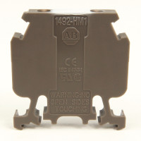 ALLEN BRADLEY 1492-HM1OR FINGER-SAFE SINGLE CIRCUIT HIGH DENSITY BLOCK, MULTI-RAIL MOUNT, #30 - #12 AWG, ORANGE, PKG. QTY. OF 80