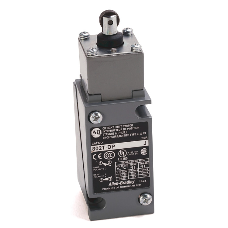 ALLEN BRADLEY 802T-DPJ1 PLUG-IN OILTIGHT LIMIT SWITCH ALLEN BRADLEY 802T-DPJ1 PLUG-IN OILTIGHT LIMIT SWITCH