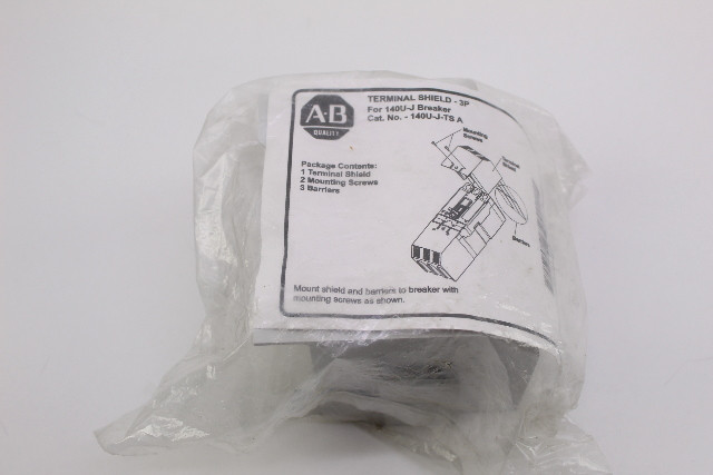 ALLEN BRADLEY 140U-J-TS TERMINAL SHIELD FOR CIRCUIT BREAKER
