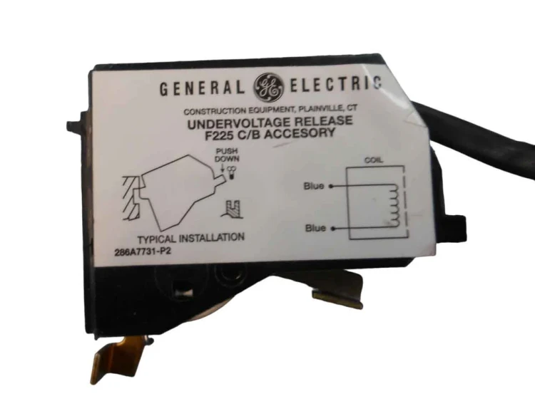 GENERAL ELECTRIC TFKUVA1 UNDERV RELEASE MECHANISM 120VAC FOR C/B F225 GENERAL ELECTRIC TFKUVA1 UNDERV RELEASE MECHANISM 120VAC FOR C/B F225