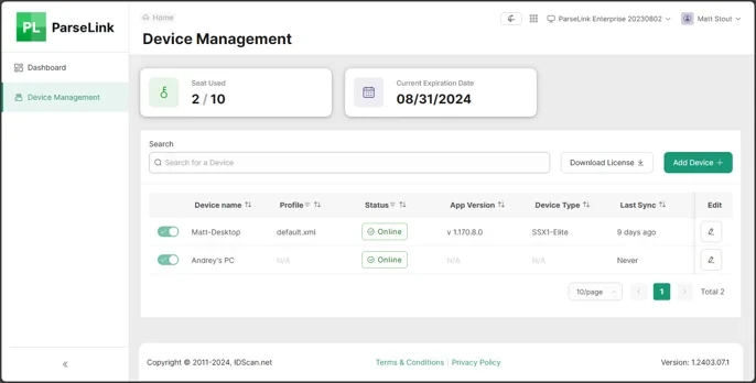 Device Management Feature License for up to 10 DMPs, Spare Device Management Feature License for up to 10 DMPs, Spare
