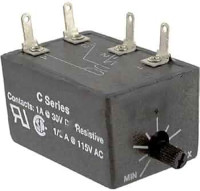 AMPERITE 12D60MADOD TIME DELAY RELAY, SPST-NO, 60MIN, 12VDC; CONTACT CONFIGURATION:SPST-NO; NOM INPUT VOLTAGE:12VDC; DELAY TIME RANGE:60MIN; TIMING ADJUSTMENT:FIXED; RELA