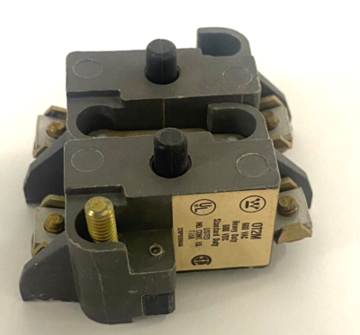 WESTINGHOUSE OT2M CONTACT BLOCK OIL TIGHT 600VAC/DC 2NO WESTINGHOUSE OT2M CONTACT BLOCK OIL TIGHT 600VAC/DC 2NO