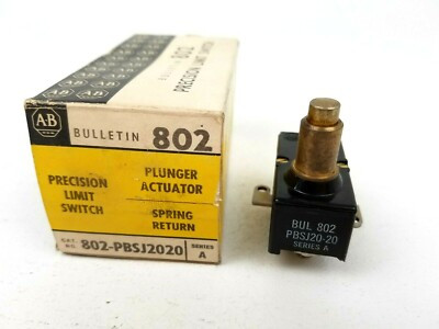 ALLEN BRADLEY 802-PBSJ2020 LIMIT SWITCH PLUNGER ACTUATOR SPRING RETURN ALLEN BRADLEY 802-PBSJ2020 LIMIT SWITCH PLUNGER ACTUATOR SPRING RETURN