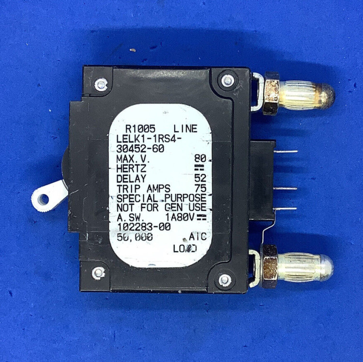 AIRPAX LELK1-1RS4-30452-60 60 AMP CIRCUIT BREAKER