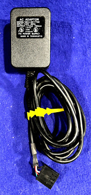 AC ADAPTER 120VAC IN/ 700MA 17VAC OUT AC ADAPTER 120VAC IN/ 700MA 17VAC OUT
